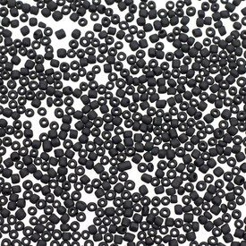 A-1060-M49 - Perle de Rocaille 6/0 Noir Mat Opaque 1 Boîte (app 110 gr.) Chine A-1060-M49,Billes,Rocaille,1 Boîte (app 110 gr.),Bille,Perle de Rocaille,Verre,6/0,Noir,Noir,Mat,Opaque,Chine,1 Boîte (app 110 gr.),montreal, quebec, canada, beads, wholesale