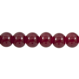 1102-6210-01 - Bille de Verre Rond 8MM Rouge Foncé Brillant Corde de 16 Pouces Chine 1102-6210-01,Billes,Verre,Avec motifs,Bille,Verre,Verre,8MM,Rond,Rouge,Foncé,Shinny,Chine,Corde de 16 Pouces,montreal, quebec, canada, beads, wholesale