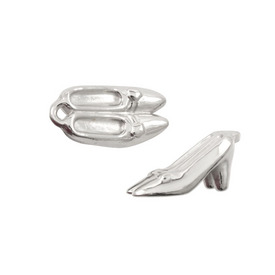 *DB-1106-9141 - Pendentif de Plastique Souliers 12X24MM Nickel 1 Boîte (App. 40pcs) *DB-1106-9141,Pendentifs,Plastique,Pendentif,Plastique,Plastique,12X24MM,Shoes,Nickel,Chine,Dollar Bead,1 Boîte,(App. 40pcs),montreal, quebec, canada, beads, wholesale