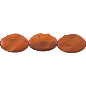 1110-6024-01 - Wood Bead Sebucao Crazy Cut 23X33MM 16'' String Philippines 1110-6024-01,Beads,Wood,Exotic,Bead,Sebucao,Natural,Wood,23X33MM,Crazy Cut,Philippines,16'' String,montreal, quebec, canada, beads, wholesale
