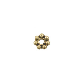 1111-0301-GL - Metal Bead Daisy 1X5MM Antique Gold 100pcs 1111-0301-GL,Beads,100pcs,Bead,Metal,Metal,1X5MM,Round,Daisy,Gold,Antique,China,100pcs,montreal, quebec, canada, beads, wholesale