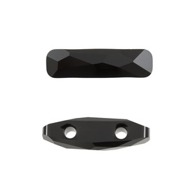 1120-4851 - Swarovski Bead Column 5535 5X19MM 2 Holes Jet 280 2pcs Austria 1120-4851,Beads,Swarovski,Bead,Glass,Imitation Glass Stone,5X19MM,Square,Column,5535,Black,Jet,280,2 Holes,Austria,montreal, quebec, canada, beads, wholesale
