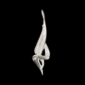 1413-1213-SL - Metal Pendant Free Form 10X38MM Silver 2pcs Israel 1413-1213-SL,High Quality Metal,Pendant,Metal,10X38MM,Free Form,Silver,Israel,2pcs,montreal, quebec, canada, beads, wholesale