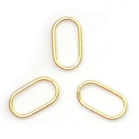 *1753-1923 - Vermeil Anneau Oval 13X7MM 50pcs Indes *1753-1923,Accessoires de finition,Vermeil,Vermeil,Anneau,Rond,Oval,13X7MM,Métal,50pcs,Indes,montreal, quebec, canada, beads, wholesale